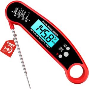 Meat Thermometer Digital, 1-2 Sec Instant Read, Food, Cooking, Grilling