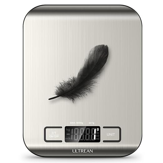 Ultrean Food Scale, Digital Kitchen Scale with LCD Display